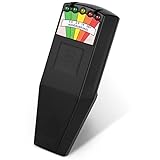 color tree Handheld LED EMF Meter Magnetfeld Ghost Hunting Detektor Elektromagnetische paranormale Geräte Tester 50Hz-20.000Hz Schwarz