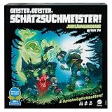 Mattel Spiele Geister, Geister, Schatzsuchmeister! Jubiläumsausgabe Brettspiel, kooperatives Familienspiel mit zwei Spielmöglichkeiten, darunter Einer-gegen-alle-Modus für 2 bis 5 Spieler, HXT19