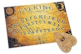 Hölzernes Ouija Board Brett. Hexenbrett mit detaillierten anweisungen Brettspiel