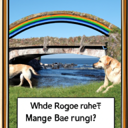 Warum gehen Hunde über die Regenbogenbrücke?
