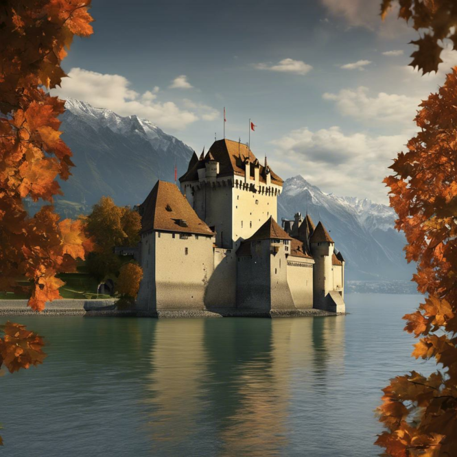 Entdecke die Berühmten Spukorte: Château de Chillon (Schweiz) und seine gruseligen Geheimnisse!