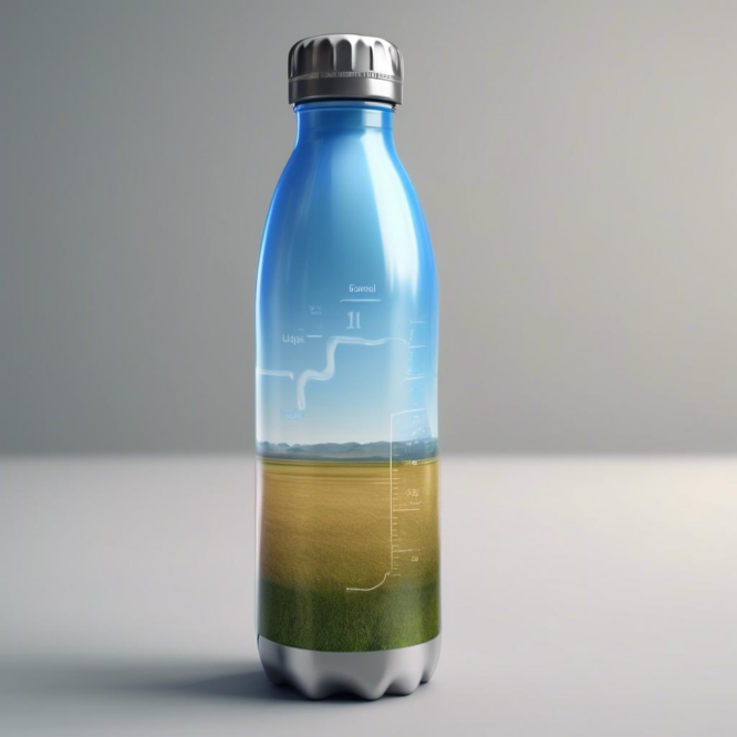 Die Wasserflasche mit integrierter Zeitskala für den Flüssigkeitsverbrauch: So bleibst du immer ausreichend hydriert!