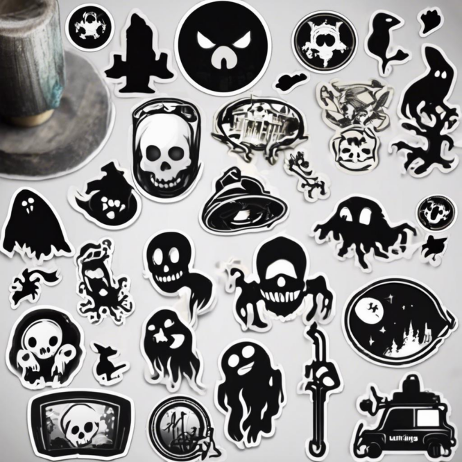 Geisterjagd-Aufkleber: Die coolsten Sticker für deine spooky Sammlung!